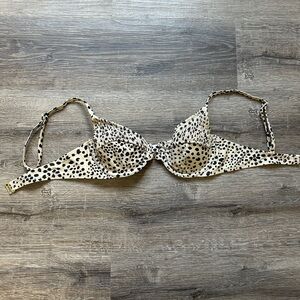 Xhilaration Tan and Black Animal Print Bra